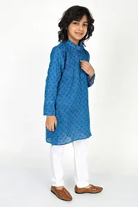 Vesh Cotton Kurta Pajama Set for Boys Kids-thumb3