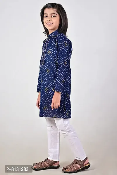 Vesham Cotton Kurta Pajama Set For Boys Kids | Sherwani Style Kurta Paijama-thumb5