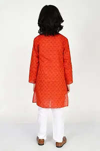 Vesham Cotton Kurta Pajama Set For Boys Kids | Traditional Ethnic Kurta Paijama-thumb2