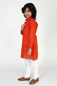 Vesham Cotton Kurta Pajama Set For Boys Kids | Traditional Ethnic Kurta Paijama-thumb3