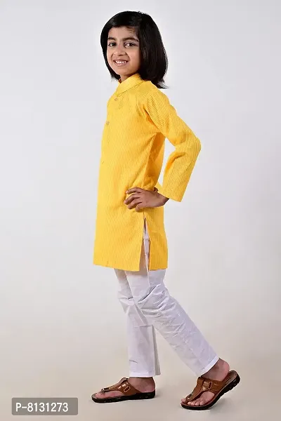 Vesham Cotton Kurta Pajama Set For Boys Kids | Sherwani Style Kurta Paijama-thumb5