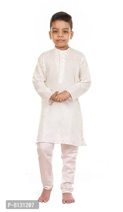 Vesh Cotton Kurta Pajama Set for Boys Kids-thumb0