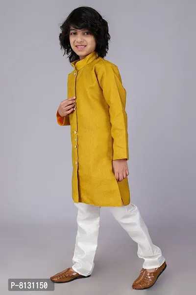 Vesham Kurta Style Shearwani  Pajama Set for Boy's-thumb3