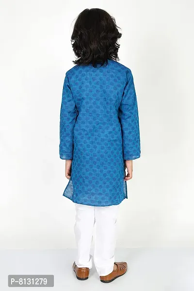 Vesham Cotton Kurta Pajama Set For Boys Kids | Traditional Ethnic Kurta Paijama-thumb3