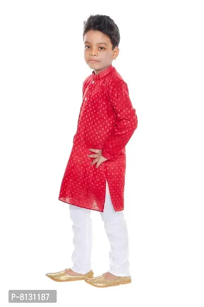 Vesham Cotton Kurta Pajama Set for Boy's Kids-thumb5