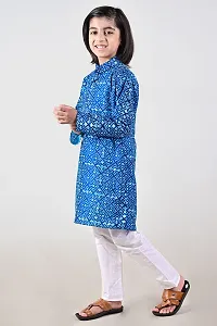 Vesham Cotton Kurta Pajama Set For Boys Kids | Sherwani Style Kurta Paijama-thumb3
