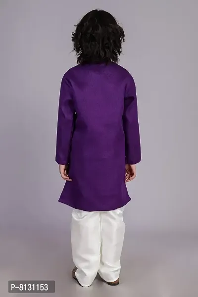 Vesham Kurta Style Shearwani  Pajama Set for Boy's-thumb2
