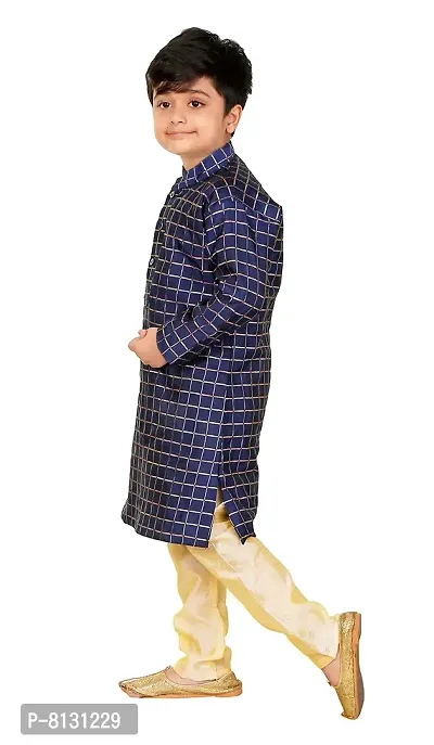 Vesh Cotton Kurta Pajama Set for Boys Kids-thumb2