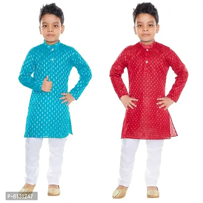 Vesh Cotton Kurta Pajama Set For Boys Kids