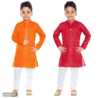 Vesh Cotton Kurta Pajama Set For Boys Kids