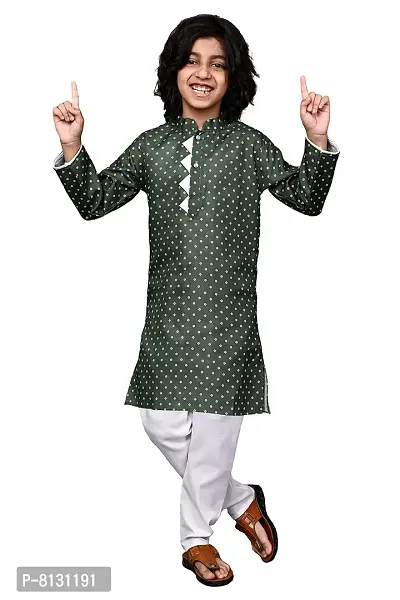 Vesham Cotton Kurta Pajama Set for Boy's-thumb0