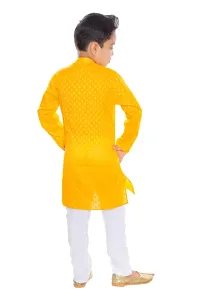 Vesh Cotton Kurta Pajama Set For Boys-thumb3