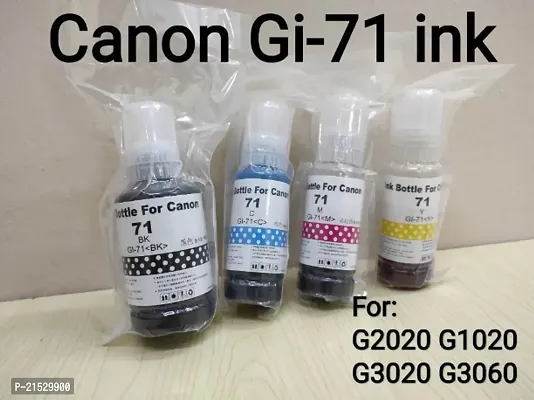 Canon 71 B/C/Y/M Ink Bottles GI-71