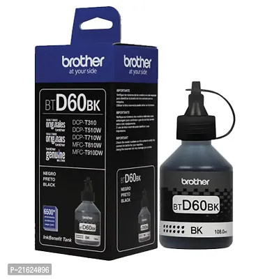 brother 60BK Black - single Pack Ink Bottle