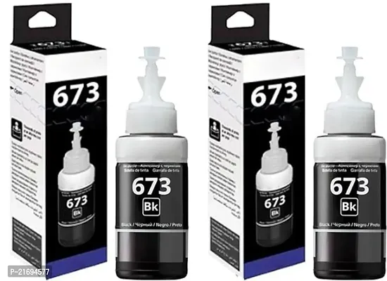 Epson 673 Black color Ink set of 2 bottle