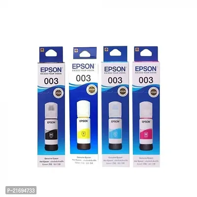 Epson 003 Ink Set of Colors Printer Pack of 4