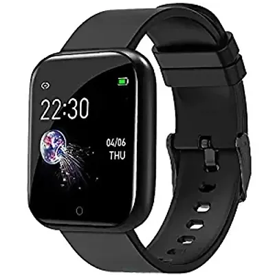Smart Watch For Men Id116 Plus Waterproof Bluetooth Smartwatch Fitness Band With Heart Rate Sensor Activity Tracker Bp Monitor Latest 1 3 Led Display Sports Smart Watch For Kids Boys Girls Black