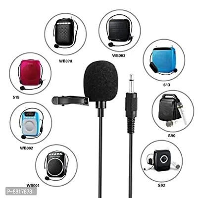 Professional Collar Mic for YouTube Grade Lavalier Microphone Omnidirectional with Easy Clip On System shy; Perfect for Recording Voice/Interview/Video Conference/Podcast/i-Phone/Android-thumb0