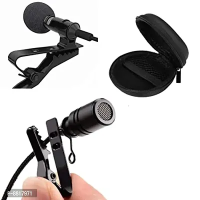 NEW METAL Clip Microphone For Youtube | Collar Mike for Voice Recording | Lapel Mic Mobile, PC, Laptop, Android Smartphones, DSLR Camera Microphone-thumb0