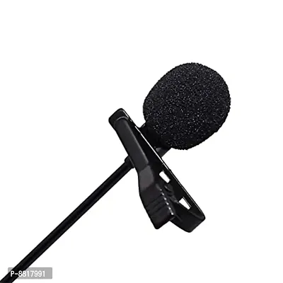 Metal Clip Microphone For Youtube | Collar Mike for Voice Recording | Lapel Mic Mobile, PC, Laptop, Android Smartphones-thumb0