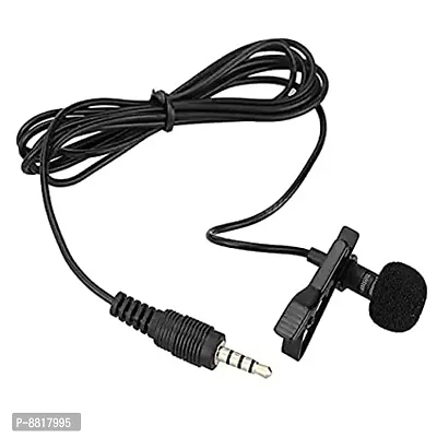 Digital Noise Cancellation Clip Collar Mic Condenser For Youtube Video | Interviews | Lectures | News | Travel Videos Mike for Mobile Microphone Microphone-thumb0