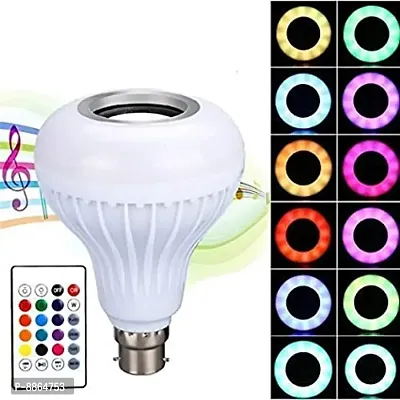 12 Watt Led Rgb Bluetooth Music Light Bulb Lamp Speaker Wireless Color Changing 24 Keys Remote Control Smart Bulb Smart Bulb-thumb0