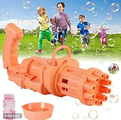 Bubble Machine Gun Black Toy Bubble Maker-thumb0