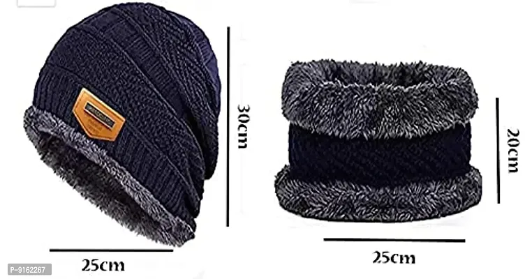 Mens Latest Winter Woolen Cap-thumb3