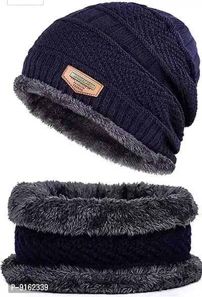 Woven Winter Cap Woolen Cap Wool Cap Cap-thumb0