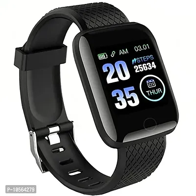 Latest Id116 Plus Bluetooth Smart Fitness Band Watch With Heart Rate Activity Tracker Waterproof Body Calorie Counter Blood Pressure 1 Oled Touchscreen For Men Women-thumb4