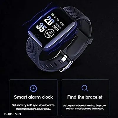 Id116 Plus Bluetooth Smart Fitness Band Watch With Heart Rate Activity Tracker Oled Touchscreen For Men Women-thumb4