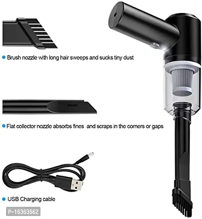 Vacuum Cleaner Dust Collection/Lighting 2 in 1 Car Vacuum Cleaner 120W High-Power Handheld Wireless Vacuum Cleaner Home Car Dual-use Portable USB Rechargeable Set of 1