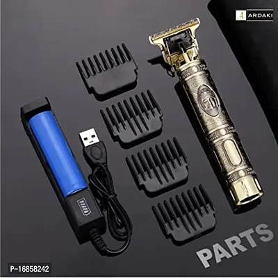 Stylish T9 Gold Cordless Beard Trimmer-thumb4