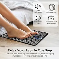 Any Time Fit Electric Foot Massage 8 EMS Pulse Mode 19 Strength Folding Portable Mat Massage-thumb2