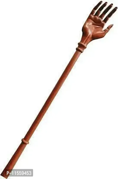 A&J 14 Inch Plastic Itching Stick Back Massager Back Scratcher,Khujli Stick For Men,Women And Kids(Pack Of 1) Made In India,Brown