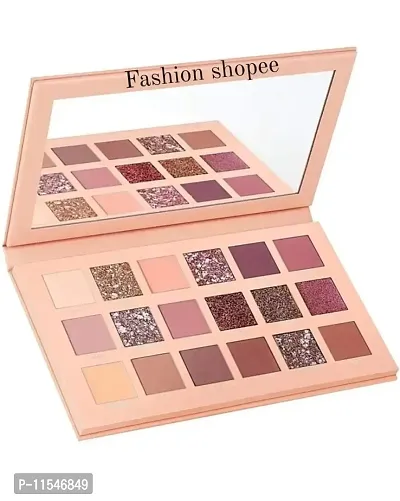 FASHIONSHOPEE Beauty Nude Eyeshadow Palette (18 shades in 1 kit) with mirror-thumb0