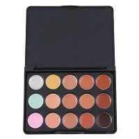 Generic 2: Pro Makeup Concealer Palette Mini Box 15 Color Concealer Facial Face Care Camouflage Makeup Base Palette Contour Cosmetics MA15-thumb1