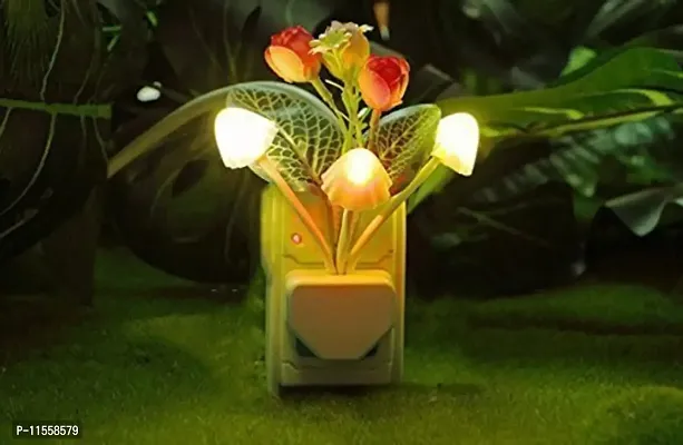 Japva Mushroom Shape Led Magic Night Lamp Automatic Off/On Smart Sensor-thumb5