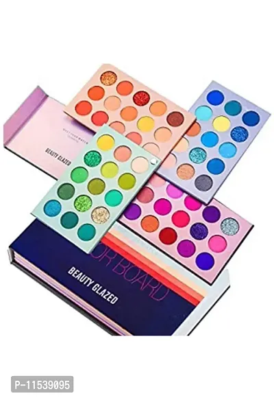 VRV Enterprises Beauty 60 Colors Professional Eyeshadow Palette Highly Pigmented, Shimmers, Glittery and Mattes Colors Eyeshadow-thumb0