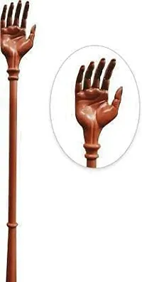 A&J 14 Inch Plastic Itching Stick Back Massager Back Scratcher,Khujli Stick For Men,Women And Kids(Pack Of 1) Made In India,Brown-thumb2