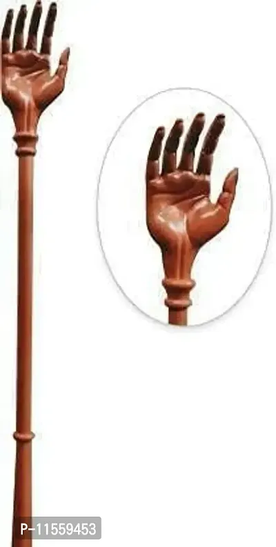 A&J 14 Inch Plastic Itching Stick Back Massager Back Scratcher,Khujli Stick For Men,Women And Kids(Pack Of 1) Made In India,Brown-thumb3