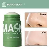 BEAUTYZONE VASEINA MASK Purifying Clay Stick Mask Oil Control Anti-Acne Eggplant Solid Fine,Portable Cleansing Mask Mud Apply Mask,Green Tea Facial Detox Mud Mask (Green Tea) 40Gram [PACK OF 01]-thumb2