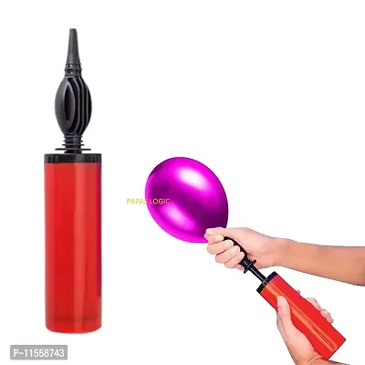 Party Air Pump - Air Balloon Pumps for Foil Balloons & Air Pump for Balloons (Size 27cm, Multi Color)