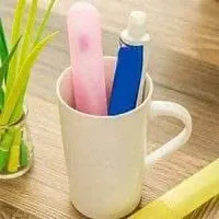 Anti Bacterial Toothbrush Holder Container ,Tooth Brush Cap, Caps, Cover, Covers, Case, Holder, Cases, Travel, Home use - Multi Colour Pack of (2)-thumb1