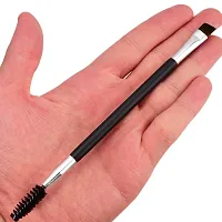 Meesh Professional Duo Eyebrow Brush/ Angled Eye Brow Brush and Spoolie Brush - Multicolor (Pack of 1)-thumb4