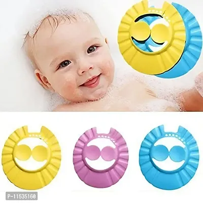 Baby cry Baby Bath Shower Cap Adjustable Kids Children Shampoo Shower Hat-thumb4