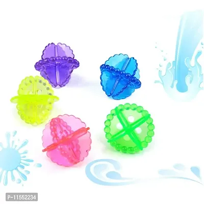 Yumshri Washing Machine Ball Laundry Dryer Ball Durable Cloth Cleaning Ball-Rendom Colour (8 Pcs)-thumb2