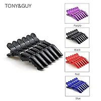 Meesh Professional Hair Styling Clips Sectioning Crocodile Hair Clips/ Plastic Hair Grip Clips Cutting Clamps Styling Sectioning Clips Hairdressing Styling Hairpin Salon Styling - Black-thumb1