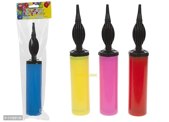 Balloon Economy Pump - Air Balloon Pumps for Foil Balloons & Air Pump for Balloons (Size 27cm, Multi Color)-thumb0