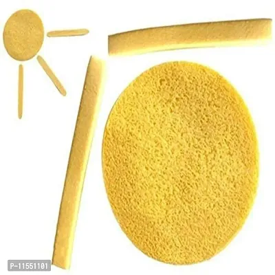 Cosmetic Collection Professional Facial Cleaning Wash Puff Sponge 12 Stick Face Cleansing Pad Soft, Yellow, 30 Grams, Pack Of 1-thumb4